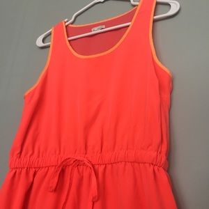 Gap neon orange dress